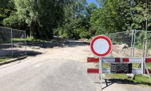 afzetting 1 sportpark Thurlede Schiedam Beatrixpark Parkweg