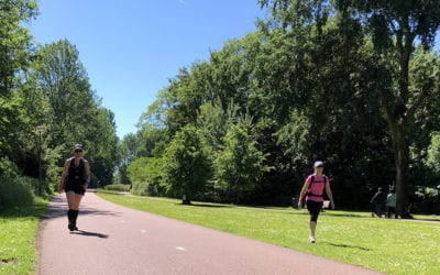 Marijke Pollaart wandelt bijzondere Kenndymars