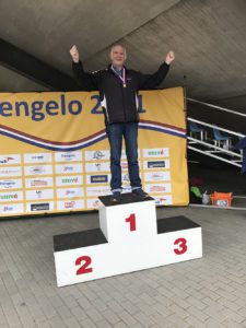 Bauke te Neijenhuis Nederlands Kampioen snelwandelen M85