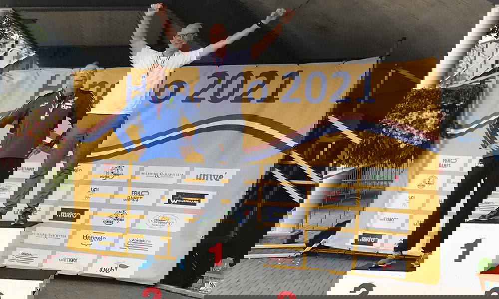 Gerrit Riezebos Nederlands Kampioen Snelwandelen M60